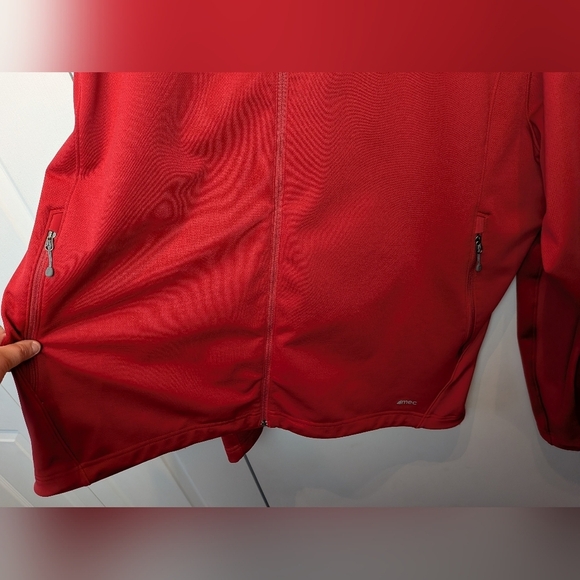 MEC Outdoor Mid Season Men Zip Sweater Up Size XXL Made In Canada Red Color - Picture 3 of 10